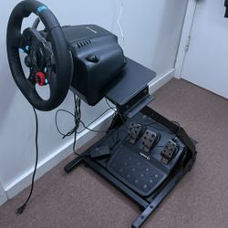 logitech steering wheel & stand