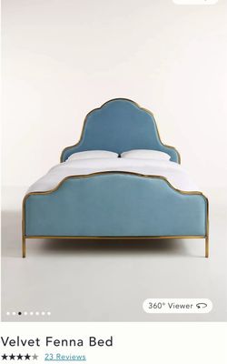Anthropology Velvet Fenna Bed King Size