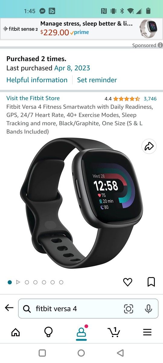 Brand new inbox Fitbit