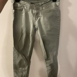 Green Levi Pants - W25