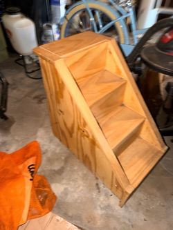 Dog stair case.