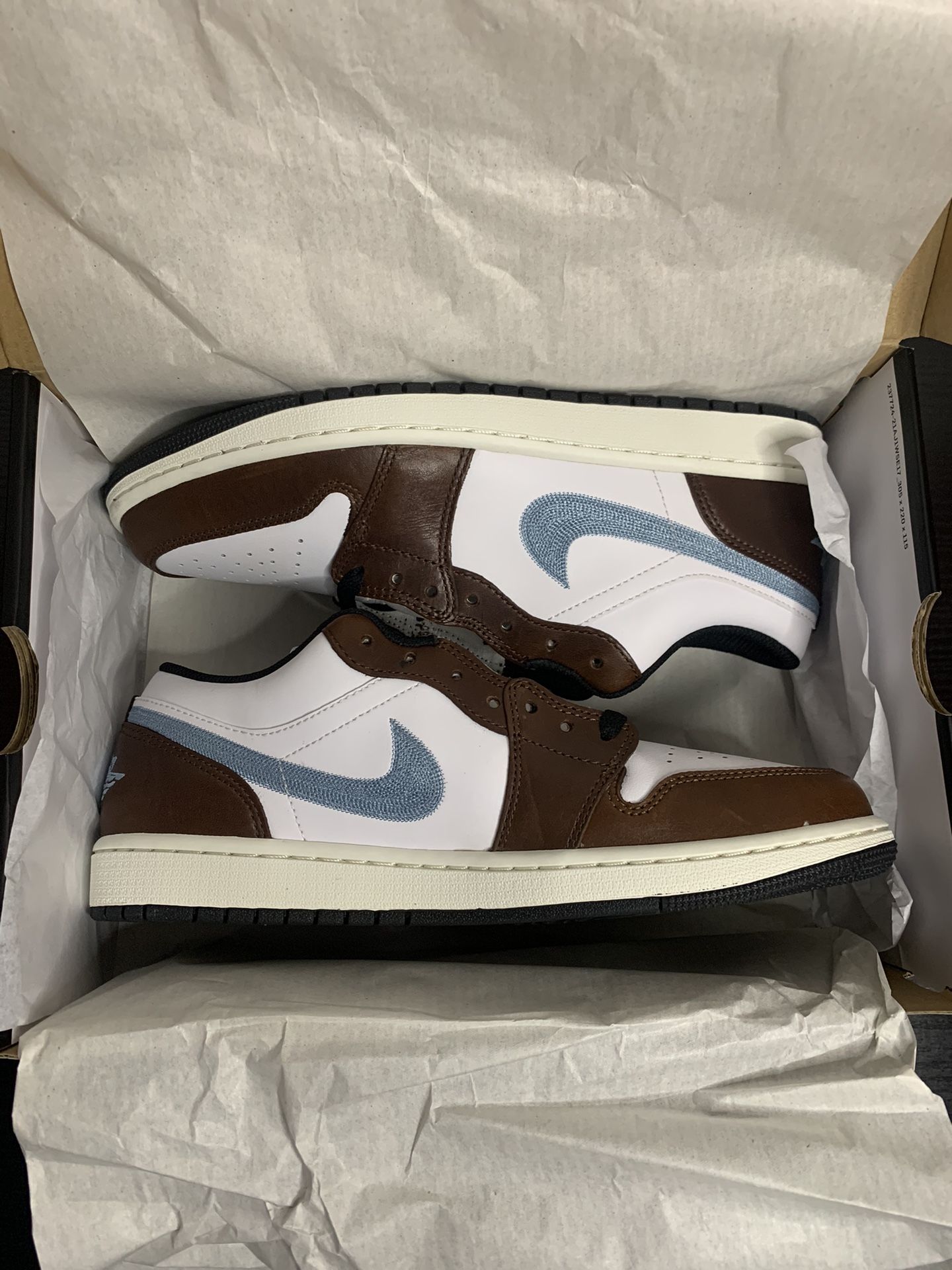 Jordan 1 Low Brown Blue Grey