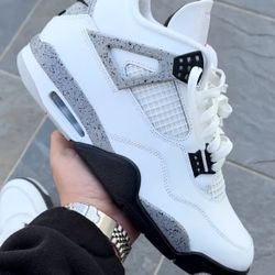 Jordan 4 “White Cement” Size 10.5 And 8 Available 