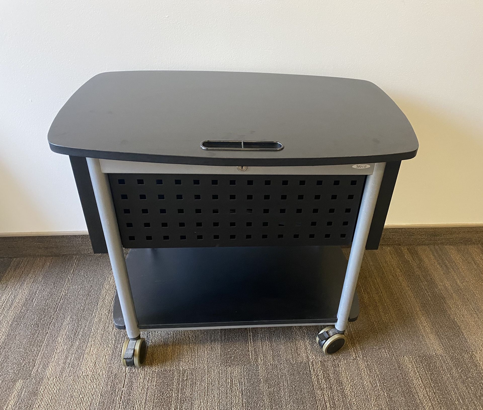 BHanging file cabinet with lock missing key office equipment
