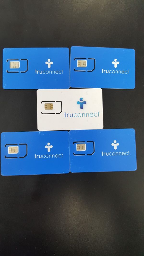 Truconnect sim card compatible with TMobile Metro PCS & Sprint free if