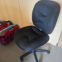 ergonomic armless office chair