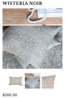 New Designer Winter Noir Throw Pillow Set