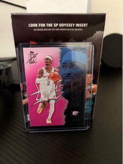 2026 Topps Signature Class Shai Gilgeous-Alexander Pink Parallel #23/75 – Card #54