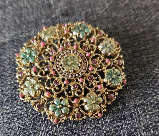 Monet Vintage Signed Brooch