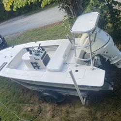 2002  Mako Inshore  1700 All Redone , New  Suzuki 140