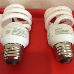 Feit Soft White CFL Bulbs - 13W=60W Equivalent, 4 Pack Energy Efficient EcoBulbs