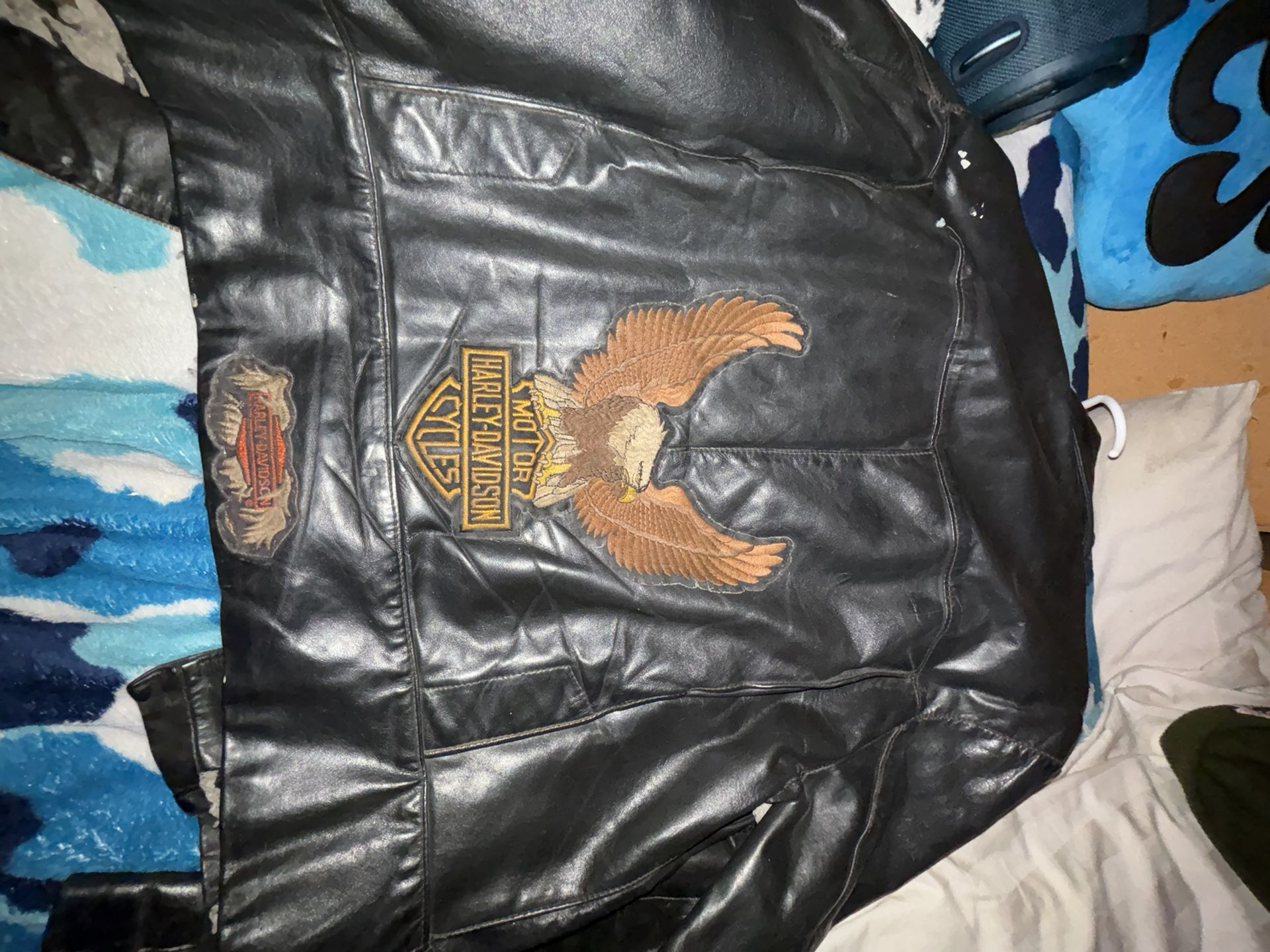 Old Harley Davidson Leather Jacket 