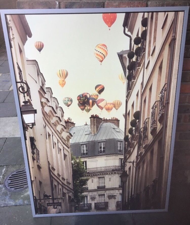 IKEA Art - Hot Air Balloons Over Paris