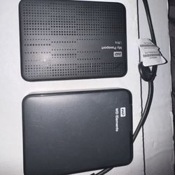 Portable Hard Drives 1 Terabyte Each Like New Empty