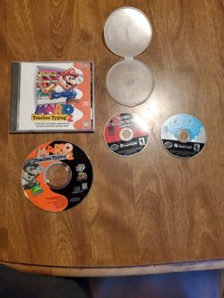 Nintendo GameCube Games And Mario Teaches Typing 2