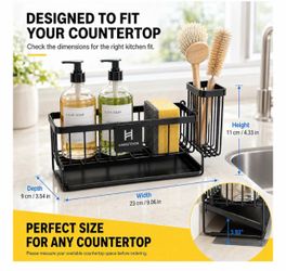 Kitchen Sink Organizer, Stainless Steel Sink Caddy