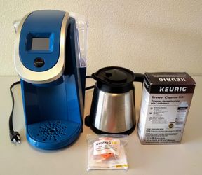Keurig 2.0 K200 Coffee Maker Turquoise/Teal w/Keurig Carafe 