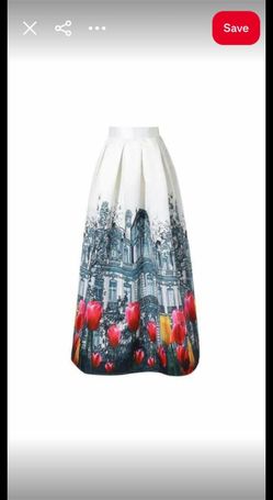 Ballgown Style Maxi Skirt Size One Size