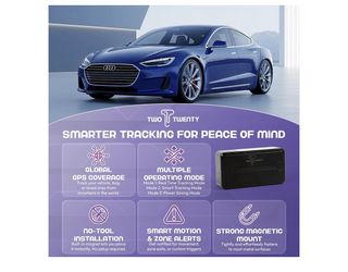 GPS Tracker Magnetic Autonomous Rechargeable – Real-time Tracking - Global Coverage – for Car/Truck/Moto/Luggage/Children/Elderly - Subscription Requi