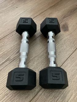 A Pair of 5 Lbs Dumbbells