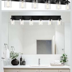 6 LIGHT BATHROOM WALL VANITY LIGHTS 