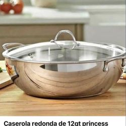 Princess house caserola 12 qt