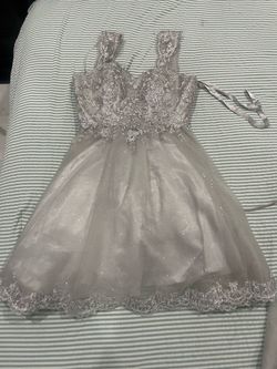 Gray / silver dress