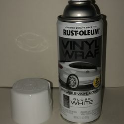 NEW Rust-Oleum Automotive Vinyl Wrap Gloss White Peelable Coating Spray Paint, 11 oz Rustoleum