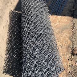 Galvanized Chain link Fence Roll 4’x25’