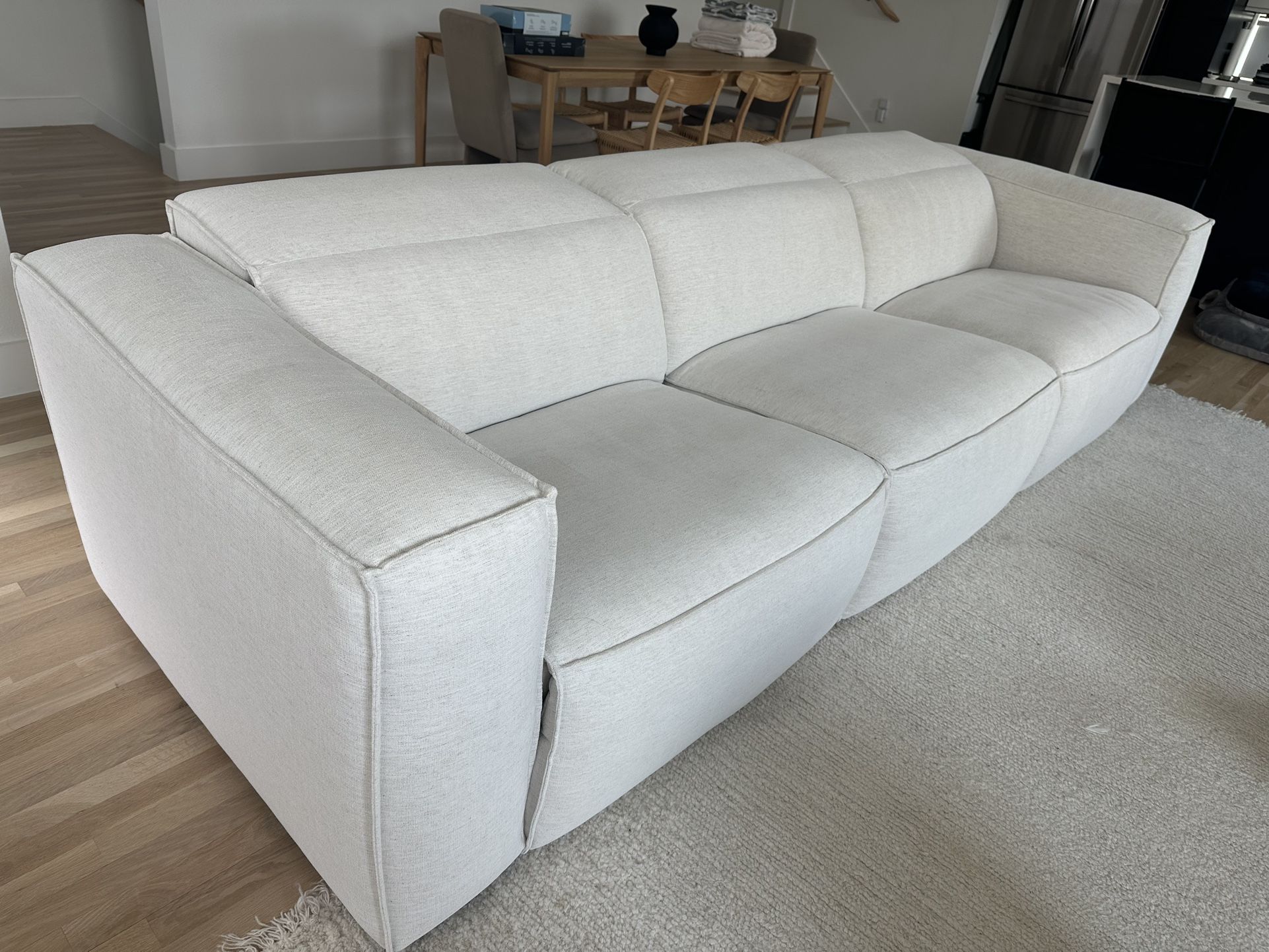 Arhaus Coburn Three Piece Motion Sofa