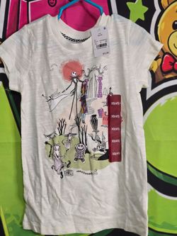 Nightmare Before Christmas Girls T-Shirt – Size XS (4/5)