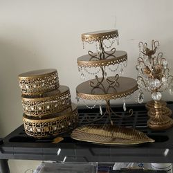 Party Decor Cake Stand and Trays 