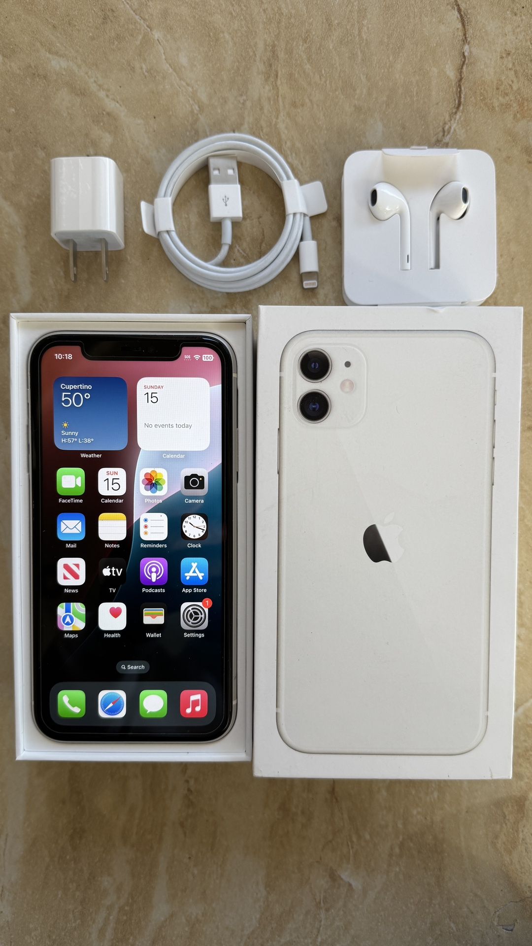 Like New iPhone 11 128GB New Battery With Assessories