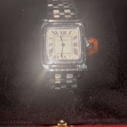 Silver Cartier Watch 🤍💙⌚️