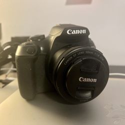 Canon Rebel T7 Camera Body + Lenses
