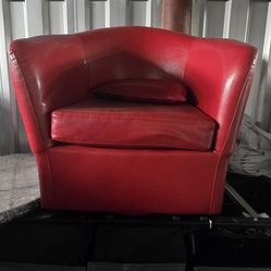 Red Swivel Chair