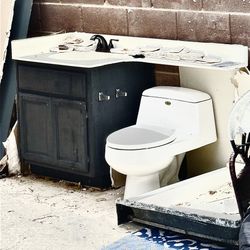 Allen  + Roth Bathroom Set / Eljer Boudette 