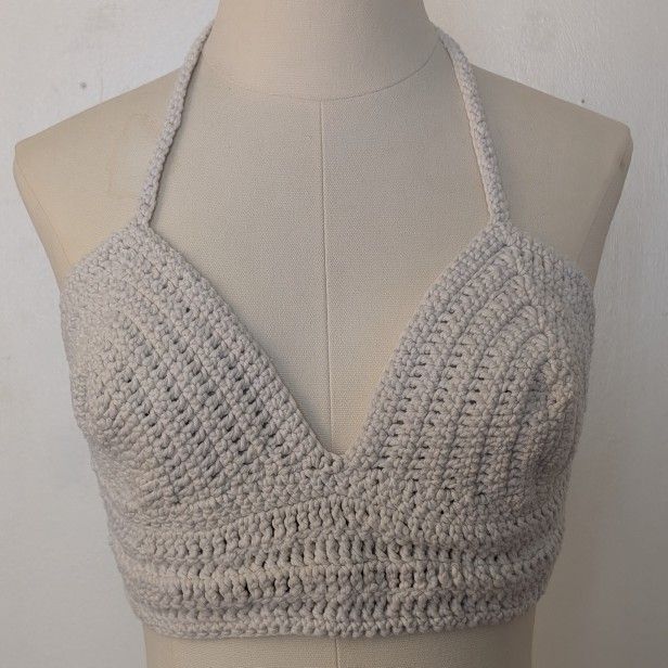 Cute Crochet Halter Crop Top