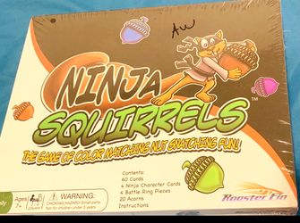 Ninja Squirrels Board Game Factory Sealed 