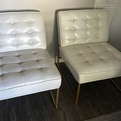 2 Leather Chairs 