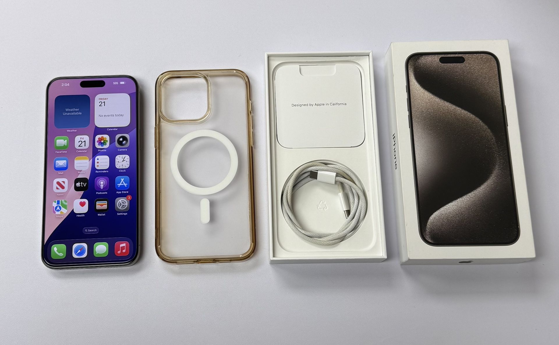 Apple iPhone 15 Pro Max 512GB UNLOCKED No Sim Restrictions Desbloqueado Liberado T-Mobile Boost Box