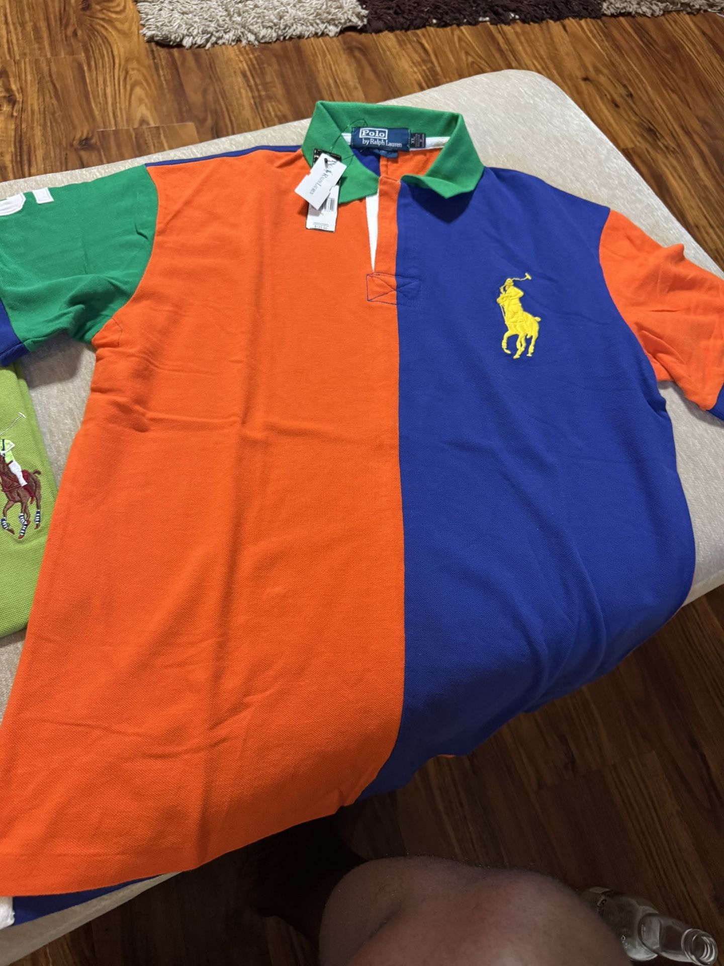 Brand New a Vintage Ralph Lauren Polo Color Shirt Size XL 80$
