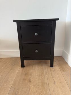 Dark brown/black side table