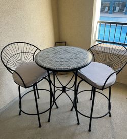 Bistro Table Patio Height Top