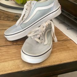 vans old skool shoes stormy weather blue