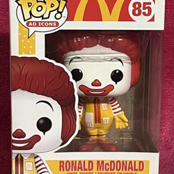 Funko POP! Ad Icons McDonald’s Ronald McDonald #85 FLAWLESS! NEW!