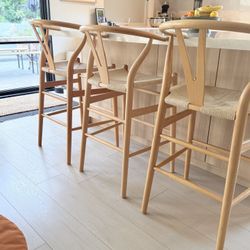 3 POTTERYBARN Faith Counter Stools
