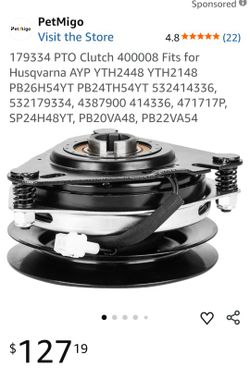 179334 PTO Clutch 400008 Fits for Husqvarna AYP YTH2448 YTH2148 PB26H54YT PB24TH54YT 532414336, 532179334, 4387900 414336, 471717P, SP24H48YT, PB20VA4