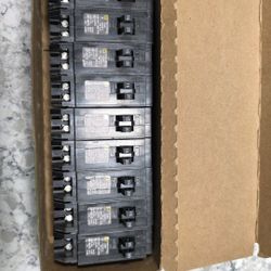15/20 Square D  Breakers 
