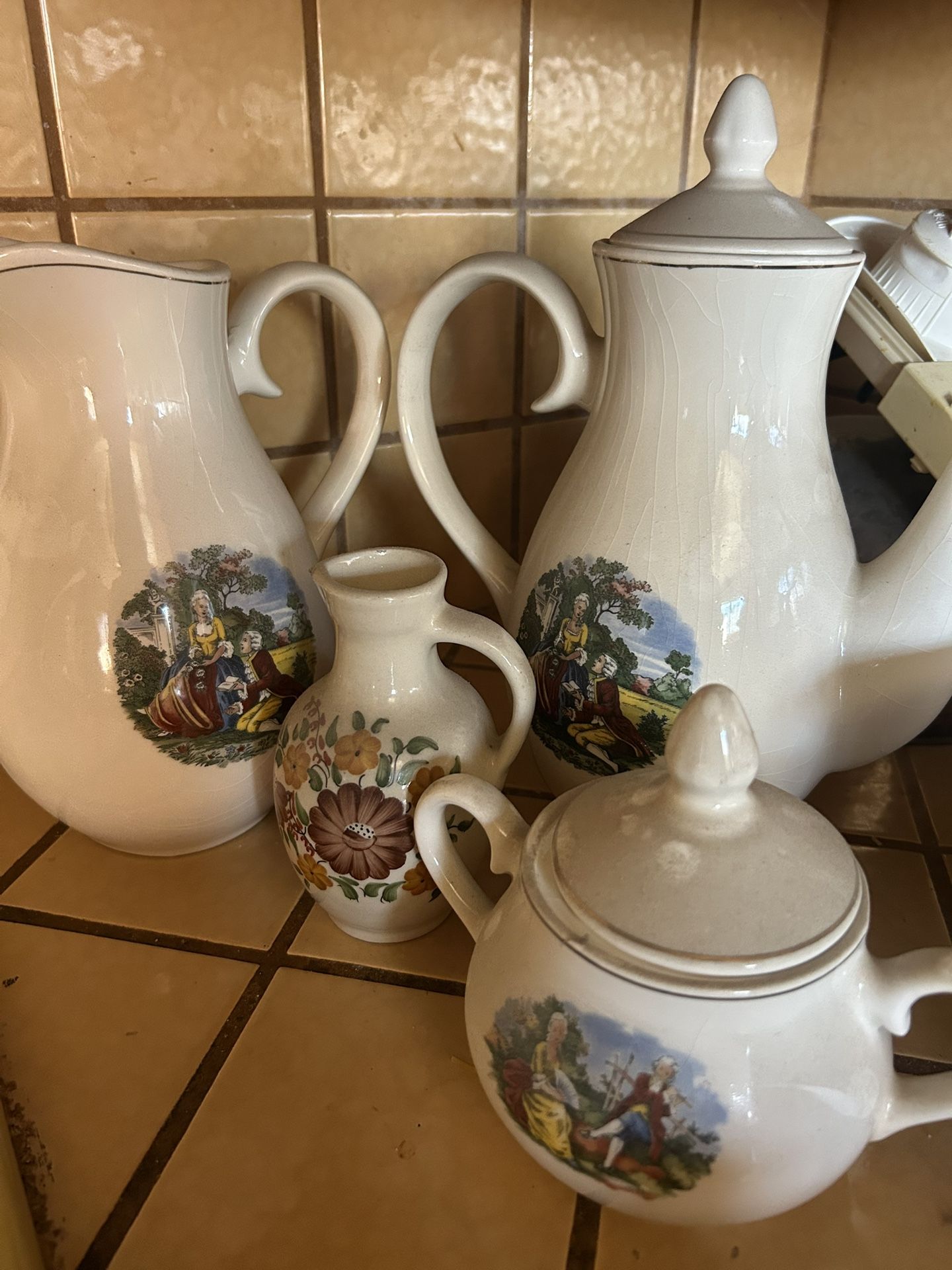 Vintage Ceramic Tea Set